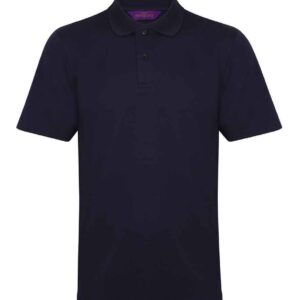 Henbury Coolplus® Wicking Piqué Polo Shirt | Navy