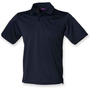Henbury Coolplus® Wicking Piqué Polo Shirt | Oxford Navy