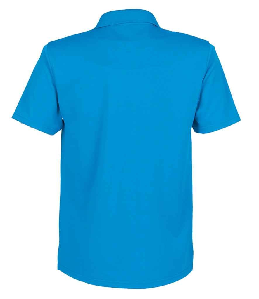Henbury Coolplus® Wicking Piqué Polo Shirt | Sapphire Blue - Image 2