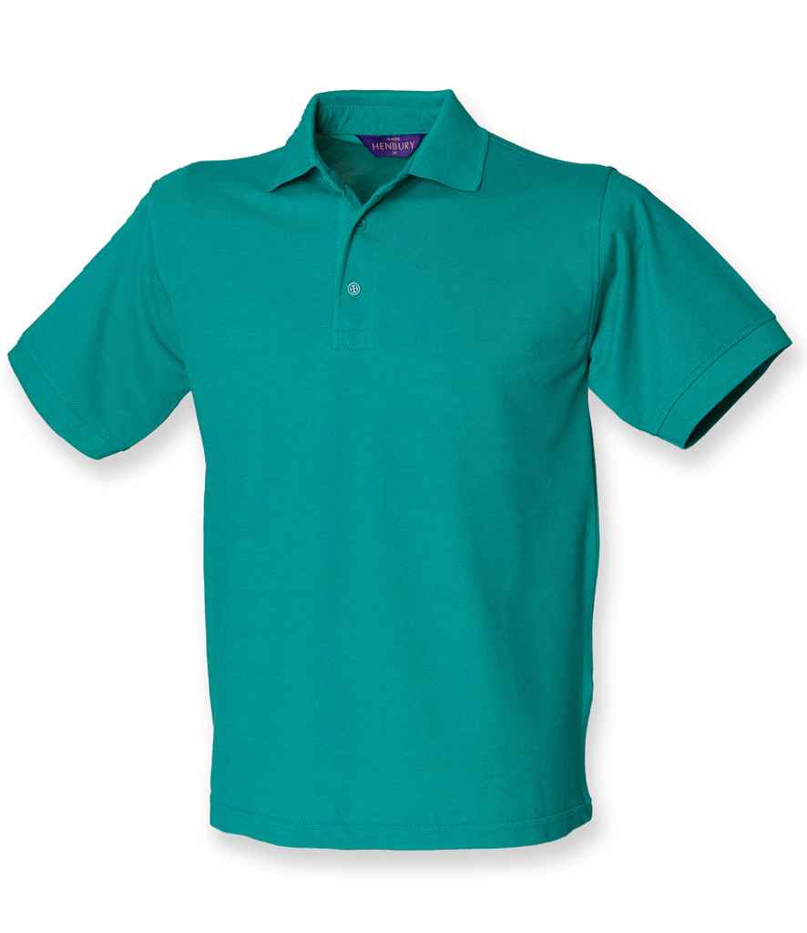 Henbury Heavy Poly/Cotton Piqué Polo Shirt | Jade