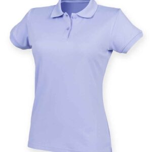 Henbury Ladies Coolplus® Wicking Piqué Polo Shirt | Lavender