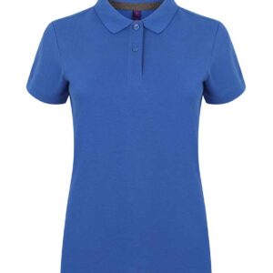 Henbury Ladies Modern Fit Cotton Piqué Polo Shirt | Royal Blue