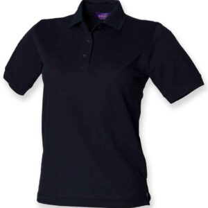 Henbury Ladies Poly/Cotton Piqué Polo Shirt | Navy