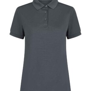 Henbury Ladies Recycled Polyester Polo Shirt | Charcoal