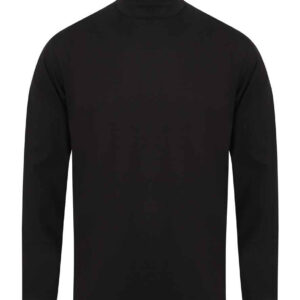 Henbury Long Sleeve Roll Neck Top | Navy