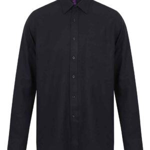 Henbury Long Sleeve Wicking Shirt | Navy