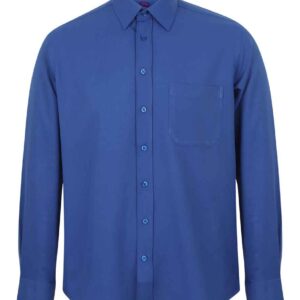 Henbury Long Sleeve Wicking Shirt | Royal Blue
