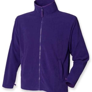 Henbury Micro Fleece Jacket | Purple