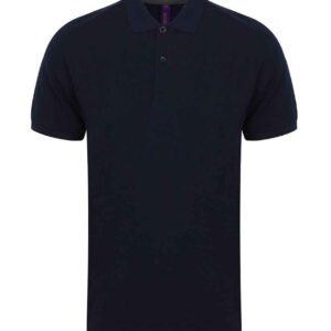 Henbury Modern Fit Cotton Piqué Polo Shirt | Navy
