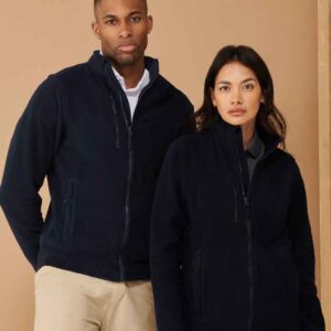 Henbury Recycled Polyester Micro Fleece Jacket | Navy