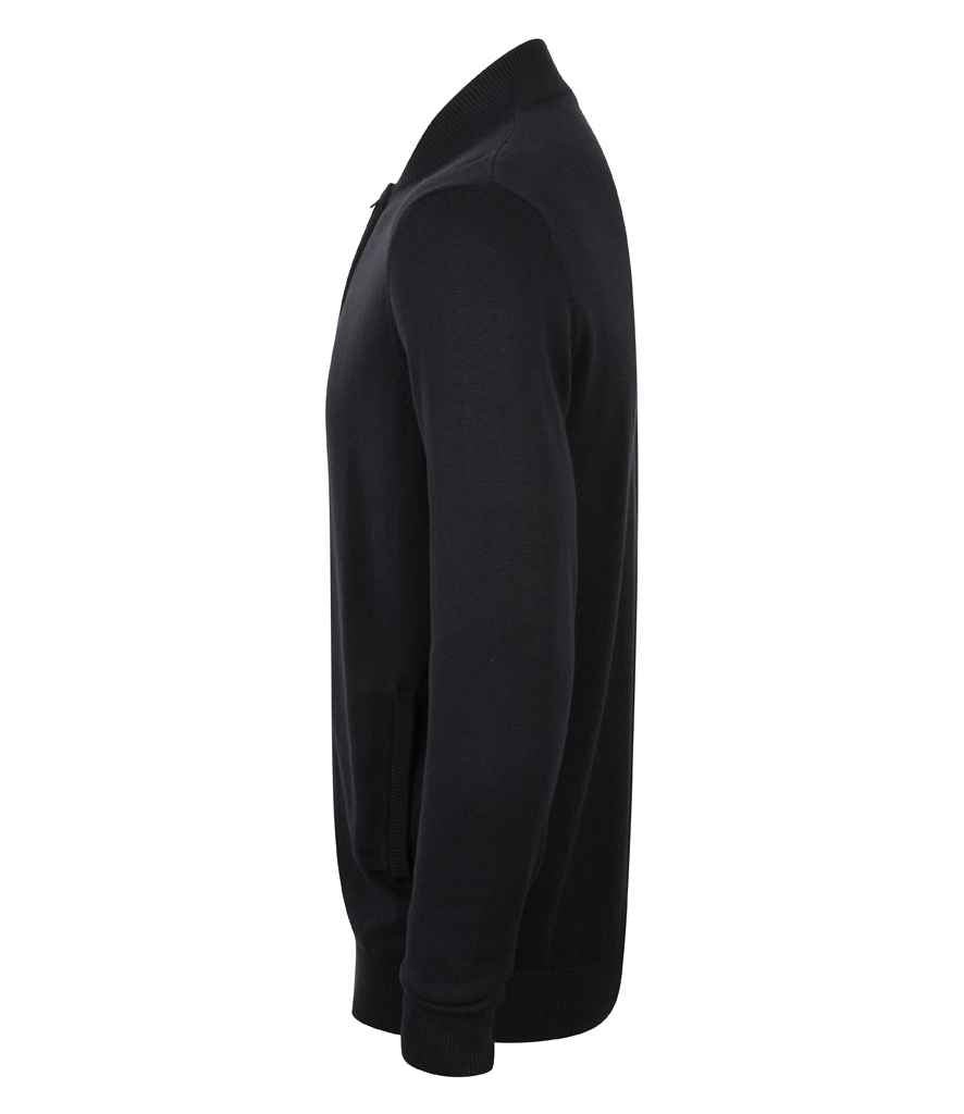 Henbury Unisex Zip Through Cardigan | Navy - Image 3
