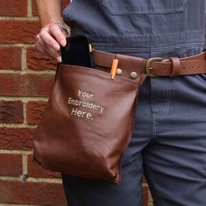 Joseph Alan Detachable Leather Pocket | Brown