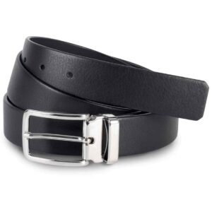 K-UP Classic Leather Belt | Black