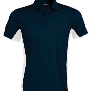 Kariban Flag Poly/Cotton Piqué Polo Shirt | Navy/White