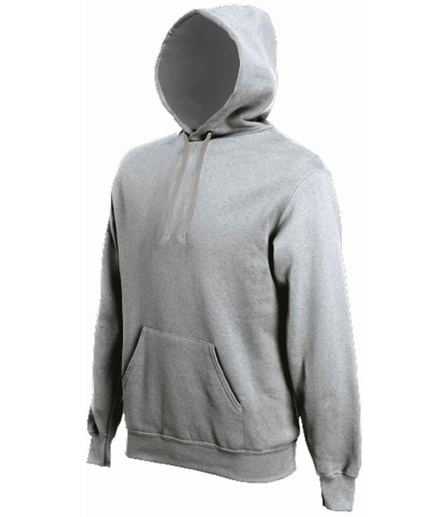 Kariban Heavy Contrast Hoodie | Oxford Grey