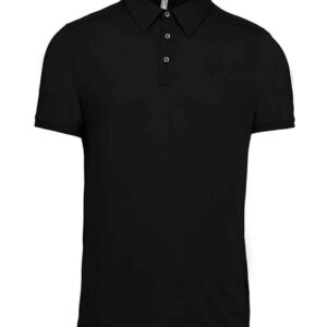 Kariban Jersey Polo Shirt | Black