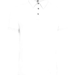 Kariban Jersey Polo Shirt | White