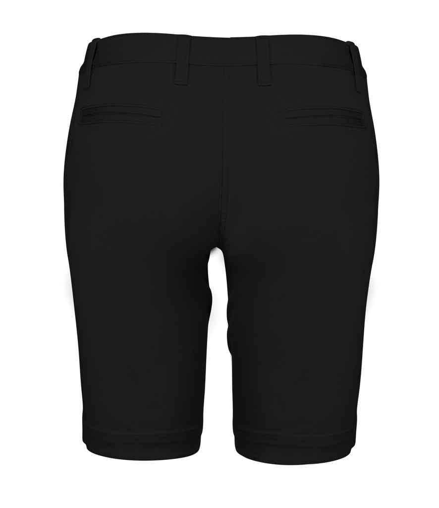 Kariban Ladies Chino Bermuda Shorts | Black - Image 2