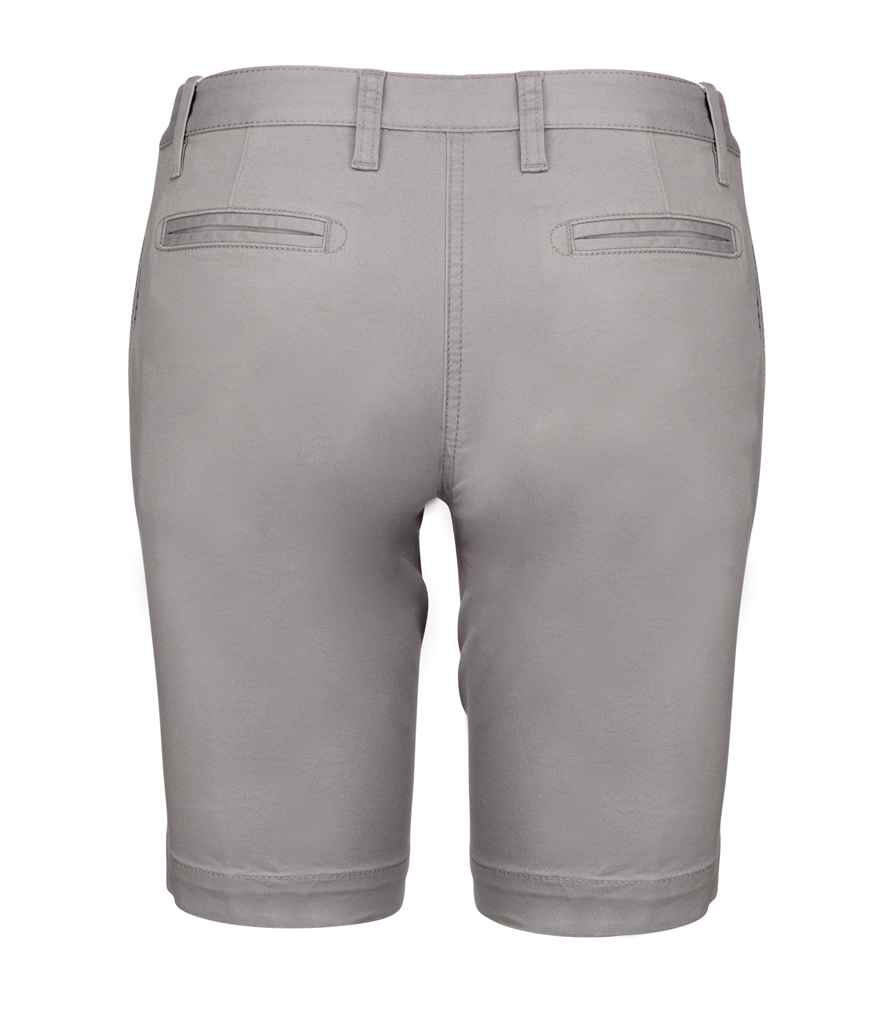 Kariban Ladies Chino Bermuda Shorts | Fine Grey - Image 2