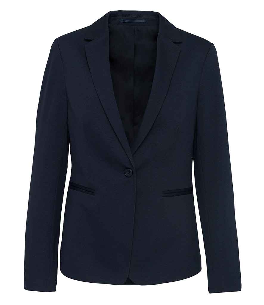 Kariban Ladies Knitted Blazer | Night Navy Heather