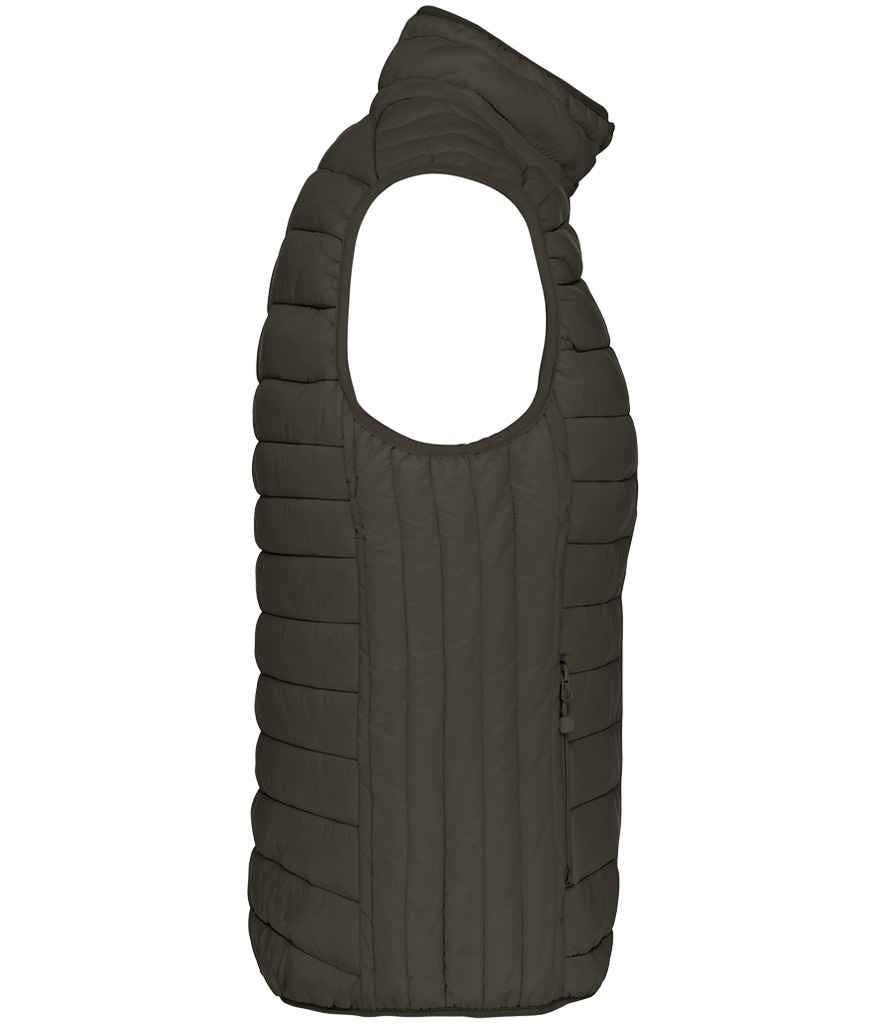 Kariban Ladies Lightweight Padded Bodywarmer | Dark Khaki - Image 3