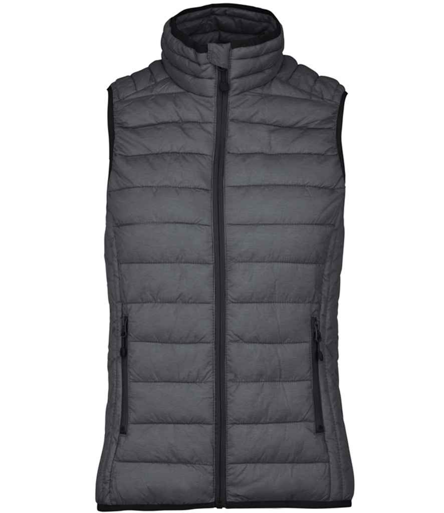 Kariban Ladies Lightweight Padded Bodywarmer | Marl Dark Grey