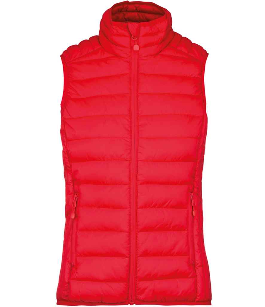 Kariban Ladies Lightweight Padded Bodywarmer | Red