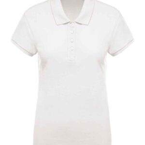 Kariban Ladies Organic Piqué Polo Shirt | Cream
