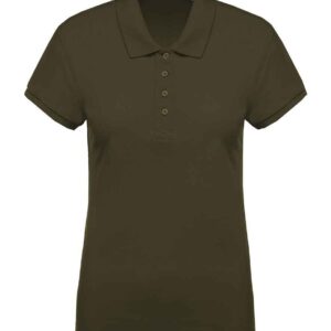 Kariban Ladies Organic Piqué Polo Shirt | Moss Green