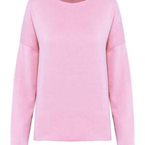 Kariban Ladies Oversized Sweatshirt | Pale Pink