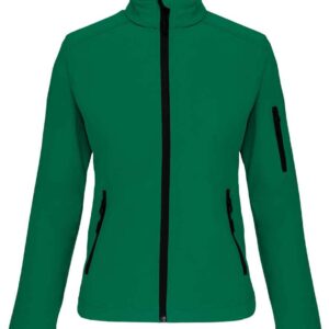 Kariban Ladies Soft Shell Jacket | Kelly Green