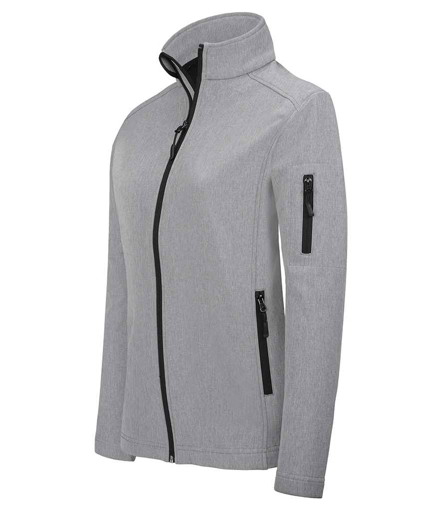 Kariban Ladies Soft Shell Jacket | Marl Grey