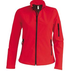 Kariban Ladies Soft Shell Jacket | Red