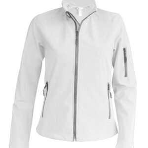 Kariban Ladies Soft Shell Jacket | White