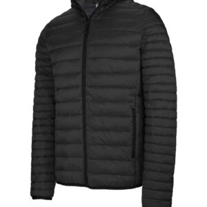 Kariban Lightweight Hooded Padded Jacket | Black