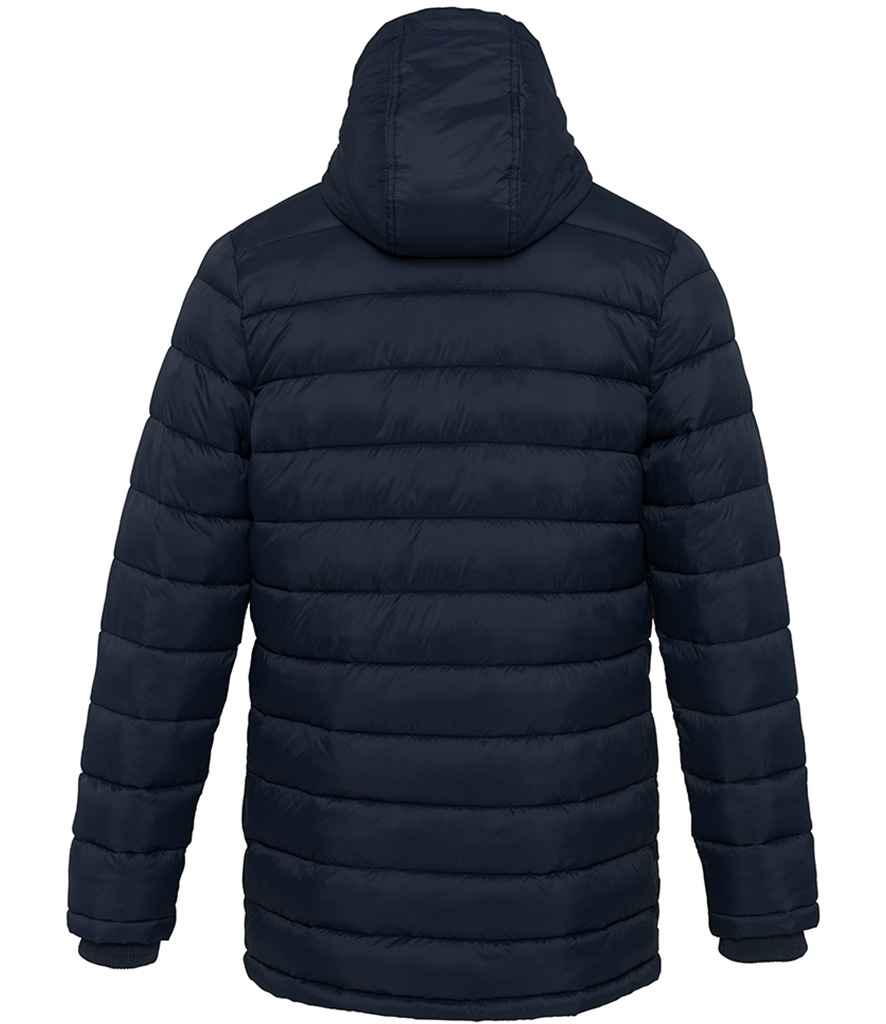 Kariban Lightweight Long Padded Parka Jacket | Navy - Image 2