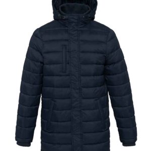Kariban Lightweight Long Padded Parka Jacket | Navy