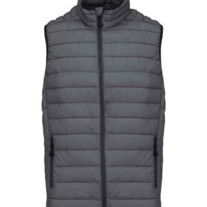 Kariban Lightweight Padded Bodywarmer | Marl Dark Grey