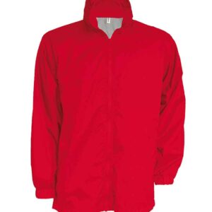 Kariban Lined Windbreaker Jacket | Red