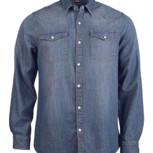 Kariban Long Sleeve Denim Shirt | Blue Jean