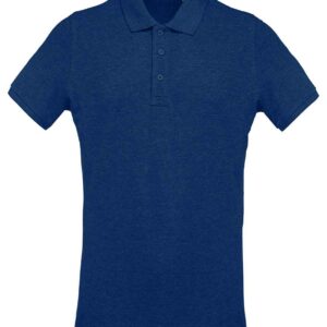 Kariban Organic Piqué Polo Shirt | Ocean Blue Heather