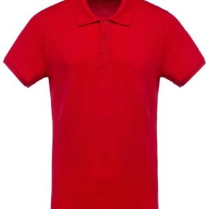 Kariban Organic Piqué Polo Shirt | Red