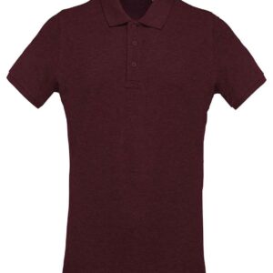 Kariban Organic Piqué Polo Shirt | Wine Heather