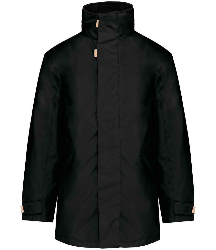 Kariban Parka Jacket | Black/Black