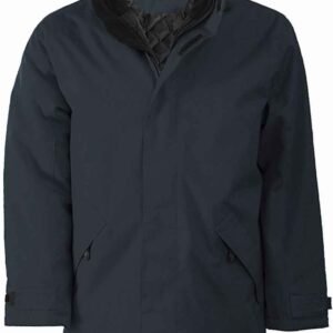Kariban Parka Jacket | Dark Grey/Black