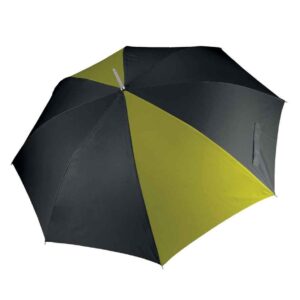 Kimood Golf Umbrella | Black/Burnt Lime