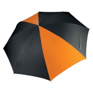 Kimood Golf Umbrella | Black/Orange