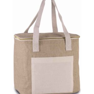 Kimood Medium Jute Cool Bag | Natural