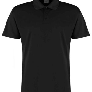 Kustom Kit Cooltex® Plus Micro Mesh Polo Shirt | Black