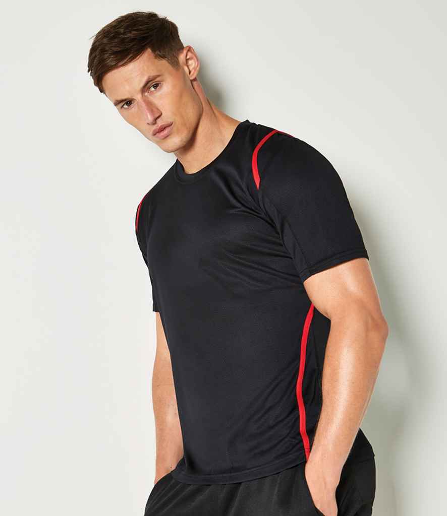 Kustom Kit Cooltex® T-Shirt | Black/Red